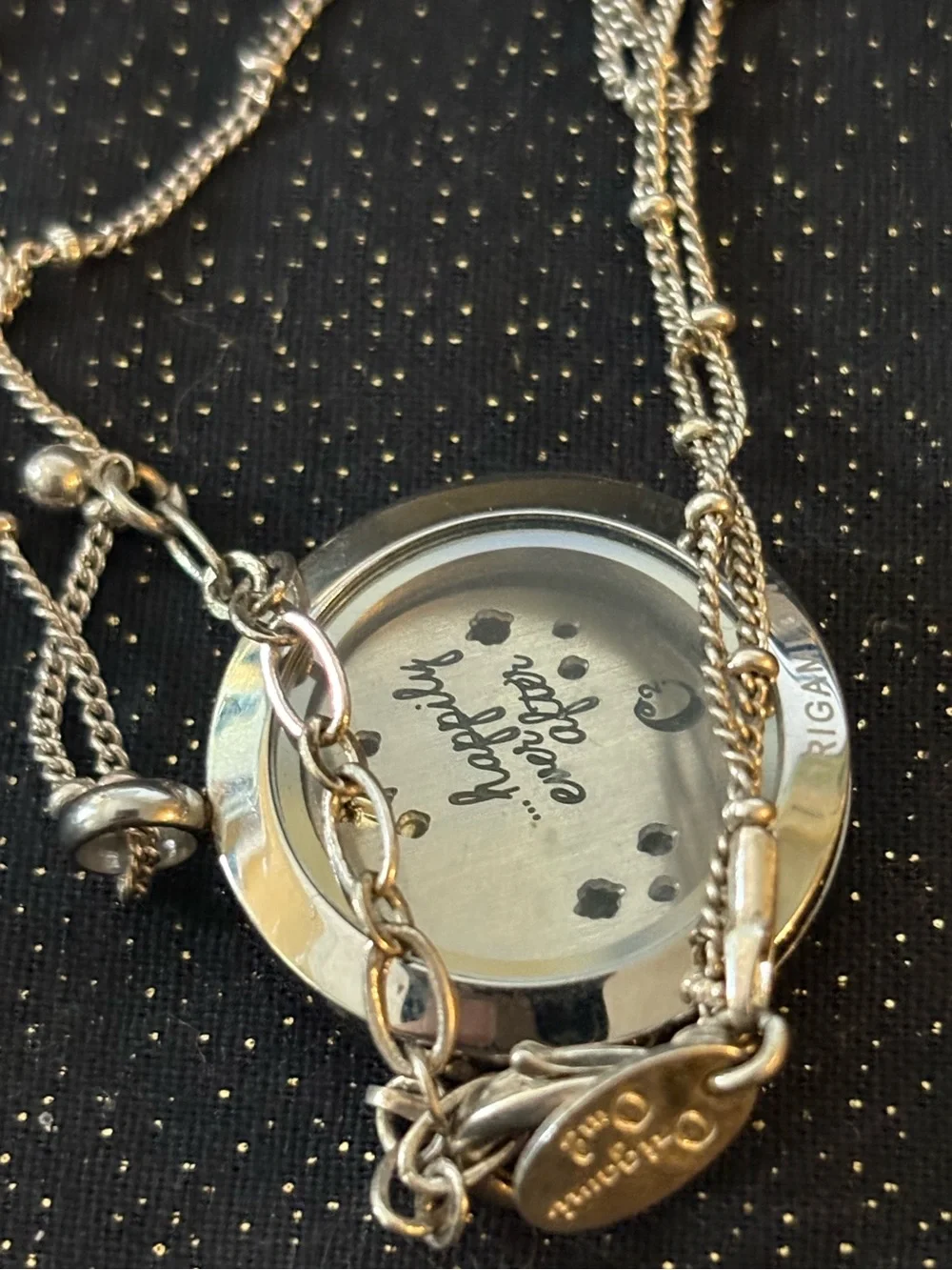 Origami Owl Medium Hinged Locket Necklace